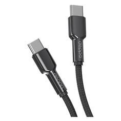 Кабель Deppa Elite, USB-C/USB-C, 1m Black (72506) Elite, USB-C/USB-C, 1m Black (72506)