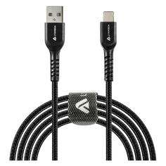 Кабель LYAMBDA USB Type-A(m)/Lightning(m), 2,4A, 1 м, чёрный (LAL10-BK) USB Type-A(m)/Lightning(m), 2,4A, 1 м, чёрный (LAL10-BK)