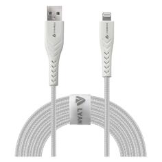 Кабель LYAMBDA LAL25 USB Type-A/Lightning, 2,5 м, белый (LAL25-WH) LAL25 USB Type-A/Lightning, 2,5 м, белый (LAL25-WH)