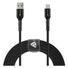 Кабель LYAMBDA USB Type-A(m)/Lightning(m), 2,4A, 2,5 м, чёрный (LAL25-BK) USB Type-A(m)/Lightning(m), 2,4A, 2,5 м, чёрный (LAL25-BK)