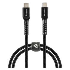 Кабель LYAMBDA USB Type-C(m)/Lightning(m), 3A, 0,5 м, чёрный (LCL05-BK) USB Type-C(m)/Lightning(m), 3A, 0,5 м, чёрный (LCL05-BK)