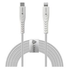 Кабель LYAMBDA USB Type-C(m)/Lightning(m), 3A, 2,5 м, белый (LCL25-WH) USB Type-C(m)/Lightning(m), 3A, 2,5 м, белый (LCL25-WH)