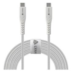 Кабель LYAMBDA USB Type-C(m)/Type-C(m), 3A, 2,5 м, белый (LCC25-WH) USB Type-C(m)/Type-C(m), 3A, 2,5 м, белый (LCC25-WH)