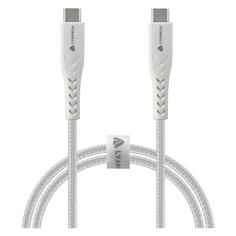 Кабель LYAMBDA USB Type-C(m)/Type-C(m), 3A, 0,5 м, белый (LCC05-WH) USB Type-C(m)/Type-C(m), 3A, 0,5 м, белый (LCC05-WH)