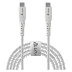 Кабель LYAMBDA USB Type-C(m)/Type-C(m), 3A, 1 м, белый (LCC10-WH) USB Type-C(m)/Type-C(m), 3A, 1 м, белый (LCC10-WH)