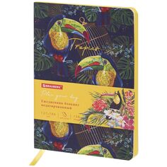 Ежедневник Brauberg Vista: Toucan Tropics, B6, 136 листов (112114) Vista: Toucan Tropics, B6, 136 листов (112114)