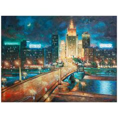 Алмазная мозаика Остров сокровищ "Ночная Москва", 40х50 см (662594) "Ночная Москва", 40х50 см (662594)