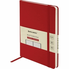 Блокнот Brauberg Ultra A5, 96 листов, 80 г/м2, без линовки, 130х210 мм Red (113049) Ultra A5, 96 листов, 80 г/м2, без линовки, 130х210 мм Red (113049)