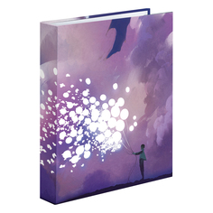 Тетрадь Brauberg "Мечты", А5, на кольцах, твердый картон, в клетку, 160 листов, 175х215 мм (404092) "Мечты", А5, на кольцах, твердый картон, в клетку, 160 листов, 175х215 мм (404092)