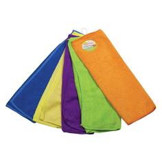 Салфетки универсальные Любаша из микрофибры, 30x30 см, 5 шт (603942) из микрофибры, 30x30 см, 5 шт (603942)