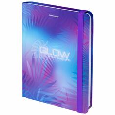 Блокнот Brauberg Glow, А5, 96 листов, клетка, твердая обложка с фольгой (113729) Glow, А5, 96 листов, клетка, твердая обложка с фольгой (113729)