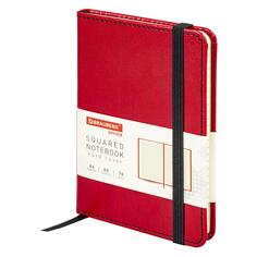 Блокнот Brauberg Office, А6, 80 листов, клетка, под кожу, красный (113326) Office, А6, 80 листов, клетка, под кожу, красный (113326)