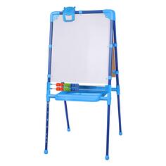 Мольберт Brauberg Nika Kids, мел/маркер, 53х46 см, синий (238049) Nika Kids, мел/маркер, 53х46 см, синий (238049)
