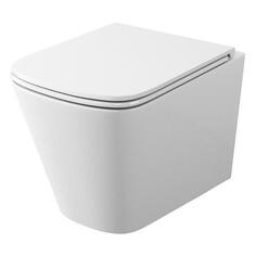 Унитаз Teymi Helmi S, подвесной, безободковый, сиденье микролифт (T40302) Helmi S, подвесной, безободковый, сиденье микролифт (T40302)
