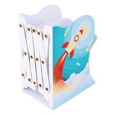 Подставка-держатель для книг и учебников Brauberg Kids Cosmo, фигурная, раздвижная, металлическая (238068) Kids Cosmo, фигурная, раздвижная, металлическая (238068)