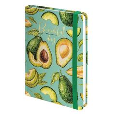 Ежедневник Brauberg Avocado, А5, недатированный, с резинкой, 145х203 мм, 128 листов (114563) Avocado, А5, недатированный, с резинкой, 145х203 мм, 128 листов (114563)