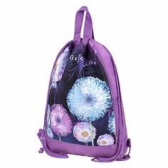 Мешок для обуви Юнландия Flowers, с ручками, боковой карман на молнии, 46х36 см (271065) Flowers, с ручками, боковой карман на молнии, 46х36 см (271065)