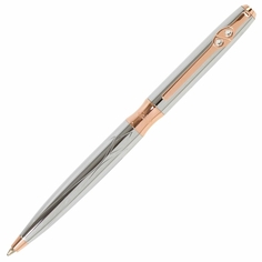 Ручка шариковая GALANT Nuance Silver, узел 0,7 мм, чернила синие, серебристая/розовое золото (143520) Nuance Silver, узел 0,7 мм, чернила синие, серебристая/розовое золото (143520)