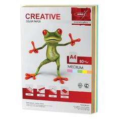 Бумага Creative А4, 80 г/м, 250 листов, 5 цветов х 50 листов, микс медиум (110512) А4, 80 г/м, 250 листов, 5 цветов х 50 листов, микс медиум (110512)