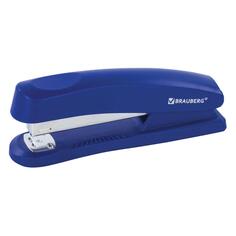 Степлер Brauberg Standard+, №24/6, 26/6, до 30 листов, полнозагрузочный, синий (228607) Standard+, №24/6, 26/6, до 30 листов, полнозагрузочный, синий (228607)