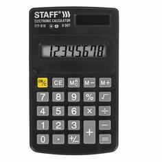 Калькулятор Staff STF-818, 8 разрядов, 102х62 мм (250142) STF-818, 8 разрядов, 102х62 мм (250142)