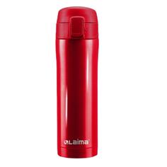Термокружка Laima с двойной стальной стенкой, 470 мл, взрывной тёмно-красный металлик (608822) с двойной стальной стенкой, 470 мл, взрывной тёмно-красный металлик (608822)