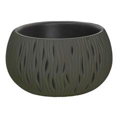 Кашпо для цветов Prosperplast Sandy Bowl, 2 предмета, 9 л, серое (DSK370-405U) Sandy Bowl, 2 предмета, 9 л, серое (DSK370-405U)