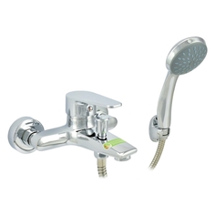 Смеситель для ванны ELEANTI с металлическим шлангом, хром (0402.932) с металлическим шлангом, хром (0402.932)