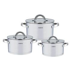 Набор кастрюль ALBERG AL-2020, 6 предметов AL-2020, 6 предметов