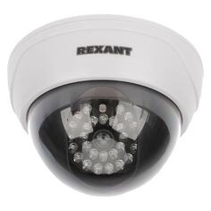 Муляж видеокамеры Rexant внутренней установки, купольный, белый (45-0305) внутренней установки, купольный, белый (45-0305)