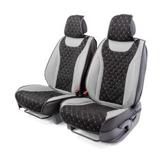 Накидки на сиденье CARPERFORMANCE 3D передние, экокожа, 2 шт Black/Gray (CUS-3044 BK/GY) 3D передние, экокожа, 2 шт Black/Gray (CUS-3044 BK/GY)