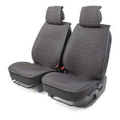Накидки на сиденье CARPERFORMANCE передние, лен, 2 шт Black/Beige (CUS-2022 BK/BE) передние, лен, 2 шт Black/Beige (CUS-2022 BK/BE)