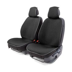 Накидки на сиденье CARPERFORMANCE передние, лен, 2 шт Black/Gray (CUS-1052 BK/GY) передние, лен, 2 шт Black/Gray (CUS-1052 BK/GY)