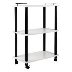 Стеллаж Gastrorag 0770/3 600х300К, ЛДСП, на колесах, белый 0770/3 600х300К, ЛДСП, на колесах, белый