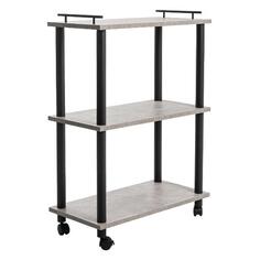 Стеллаж Gastrorag 0770/3 600х300К, ЛДСП, на колесах, бетон 0770/3 600х300К, ЛДСП, на колесах, бетон