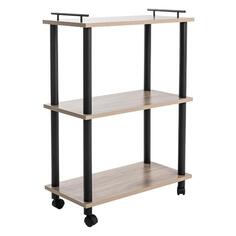 Стеллаж Gastrorag 0770/3 600х300К, ЛДСП, на колесах, тауп 0770/3 600х300К, ЛДСП, на колесах, тауп