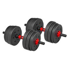 Гантели Bradex пластиковые, 2х10 кг (SF 1038) пластиковые, 2х10 кг (SF 1038)