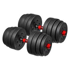 Гантели Bradex пластиковые, 2х15 кг (SF 1040) пластиковые, 2х15 кг (SF 1040)