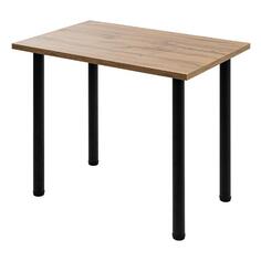 Обеденный стол Gastrorag 90х60 см, таксония/черный 90х60 см, таксония/черный