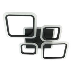 Люстра потолочная Estares Oval RGB Music 85W Black (4640141003520) Oval RGB Music 85W Black (4640141003520)