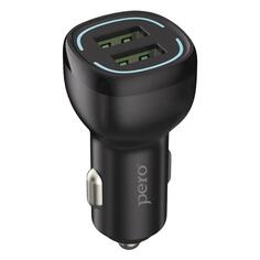 Автомобильное зарядное устройство Pero AС04OCB Black AС04OCB Black