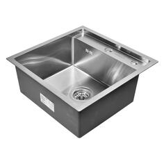 Мойка кухонная Wisent нержавеющая сталь, 50х50 см, сатин (WS35050/WGER010) нержавеющая сталь, 50х50 см, сатин (WS35050/WGER010)