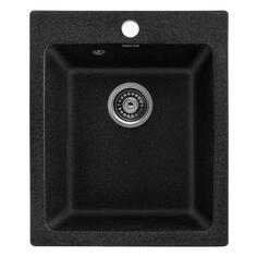 Мойка кухонная Gerhans A10-22, 410х480 мм, черная A10-22, 410х480 мм, черная