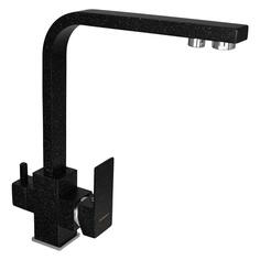 Смеситель для кухни Wisent с фильтром для питьевой воды, черный (W4333-3-22) с фильтром для питьевой воды, черный (W4333-3-22)