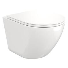 Унитаз Teymi Lina S, подвесной, безободковый, сиденье микролифт (T40102) Lina S, подвесной, безободковый, сиденье микролифт (T40102)
