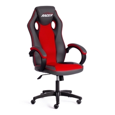 Игровое кресло Tetchair Racer GT New, кожзам, ткань, металлик/красное (13249) Racer GT New, кожзам, ткань, металлик/красное (13249)
