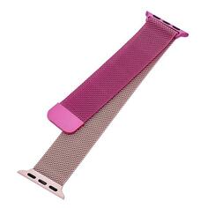 Ремешок Mutural для Apple Watch Series 7 41mm, металлический, фиолетовый/розовый для Apple Watch Series 7 41mm, металлический, фиолетовый/розовый