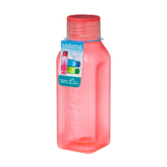 Бутылка для воды Sistema Hydrate Square Bottle, 475 мл Orange (870) Hydrate Square Bottle, 475 мл Orange (870)