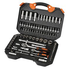 Набор автомобильных инструментов Кратон TS-03, 1/2"+1/4", 94 предмета (2 28 09 003) TS-03, 1/2"+1/4", 94 предмета (2 28 09 003)