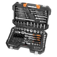 Набор ручного инструмента Кратон TS-22 socket 120, 1/4" + 3/8" + 1/2" (2 28 09 022) TS-22 socket 120, 1/4" + 3/8" + 1/2" (2 28 09 022)